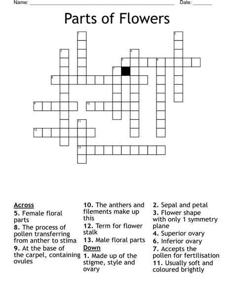 future flowers crossword